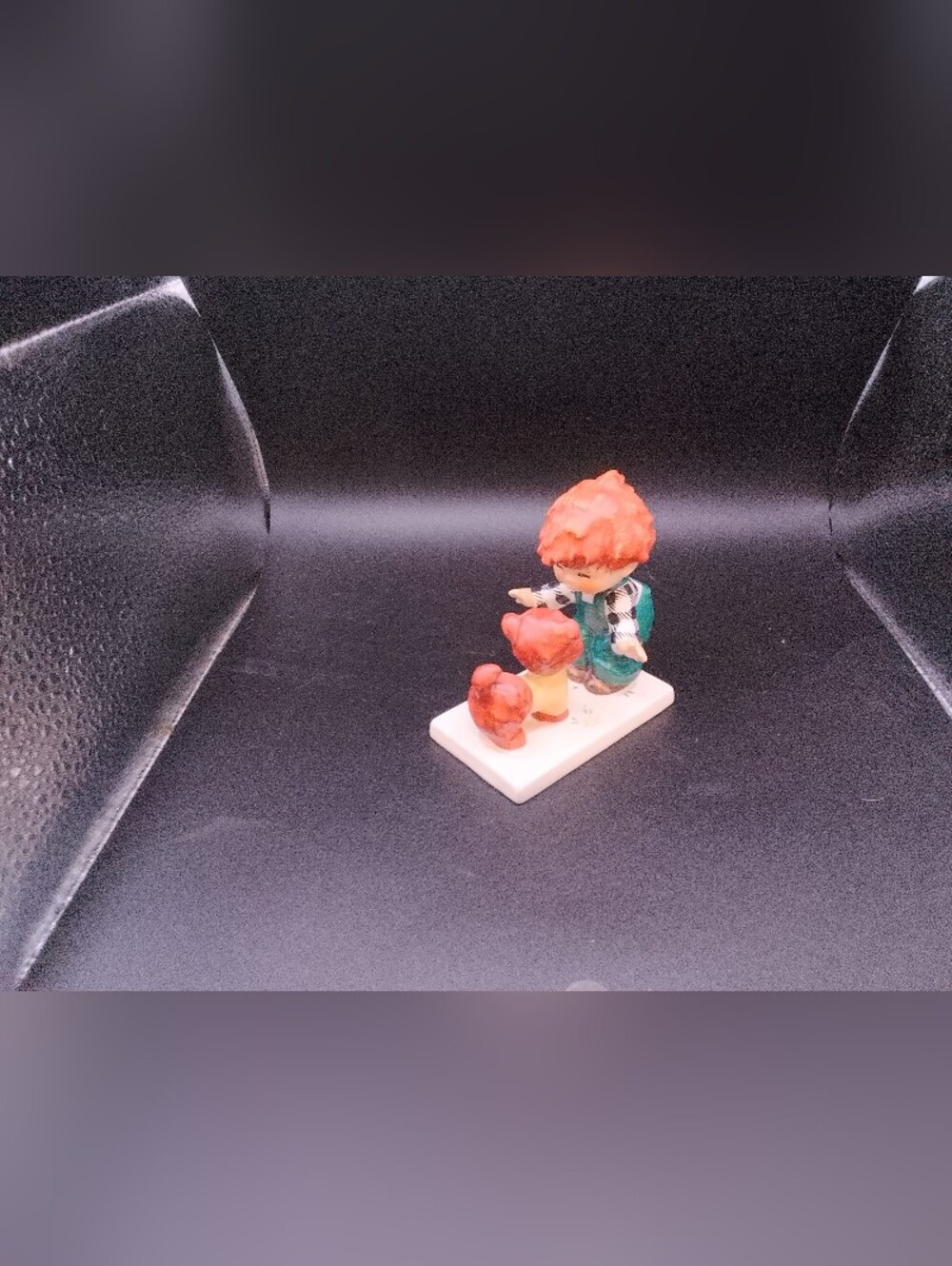 Vintage Goebel Redhead Atta Boy With Dog 1958 Figurine BYJ 7